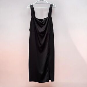 Prim Elegant, Sexy Black Midi Dress- XL- Party Guest Event